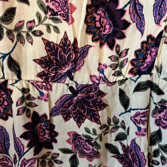 NWT Torrid Top Boho Floral Long Ballon Sleeve Top Embroidered Sz 5 - Picture 12 of 16